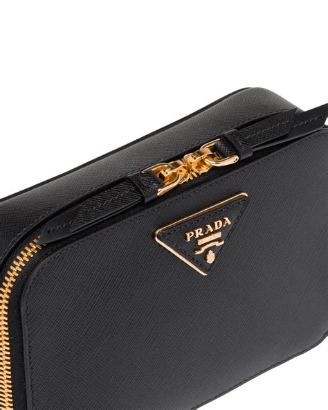 prada black saffiano leather wallets|Prada odette saffiano.